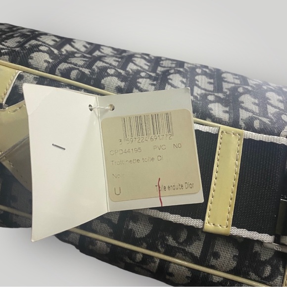 Vintage Christian Dior Trotter Monogram Crossbody Scooter Bag - Picture 7 of 15